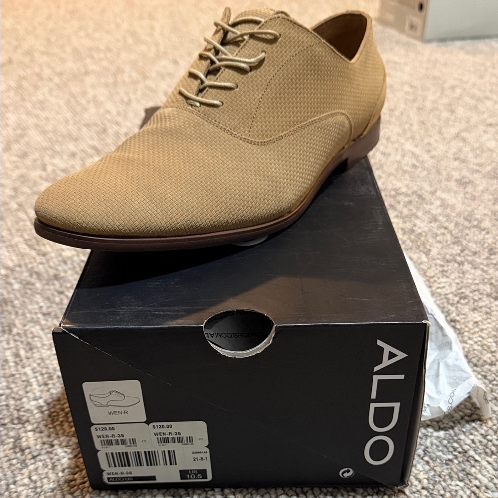 Aldo Men's Light Brown Oxford Shoes